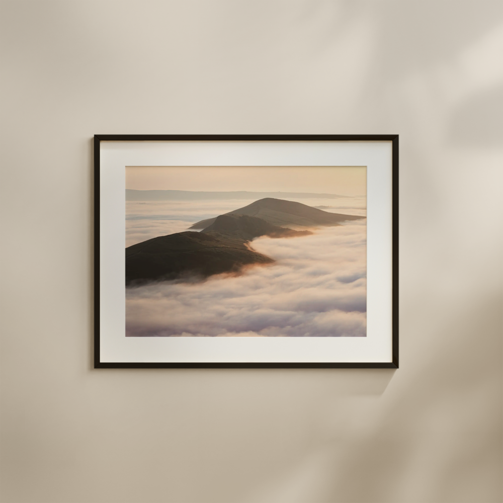 Great Ridge Misty Sunrise print